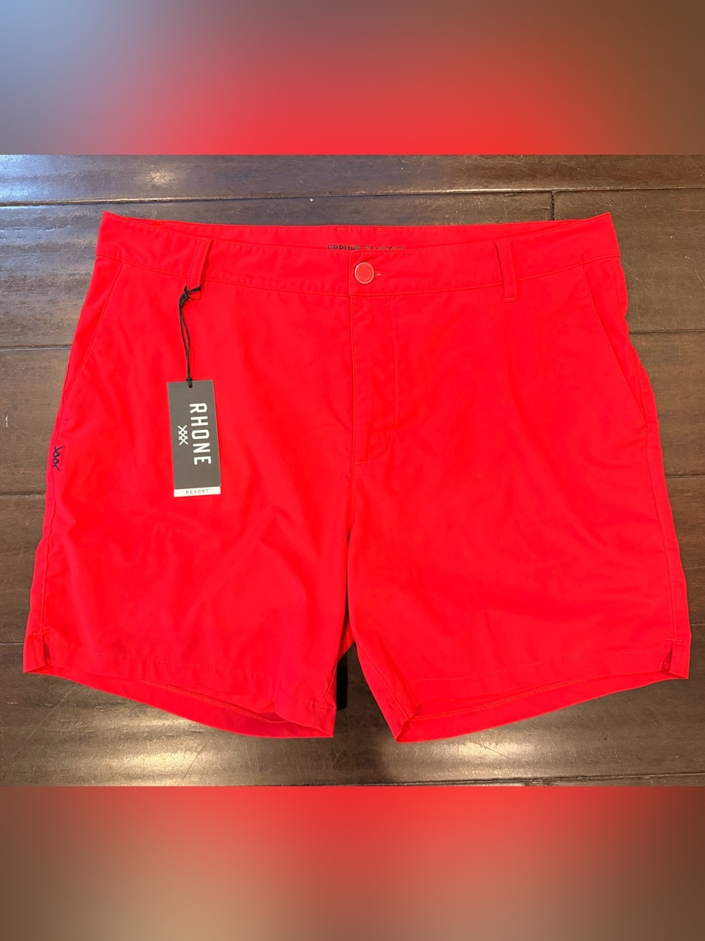 GUC Mens Rhone 6” Resort Short Rosso 34